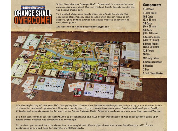 Orange Shall Overcome Brädspel Dutch Resistance 