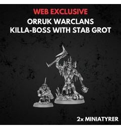 Orruk Warclans Killaboss with Stab-Grot Warhammer Age of Sigmar