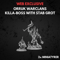 Orruk Warclans Killaboss with Stab-Grot Warhammer Age of Sigmar