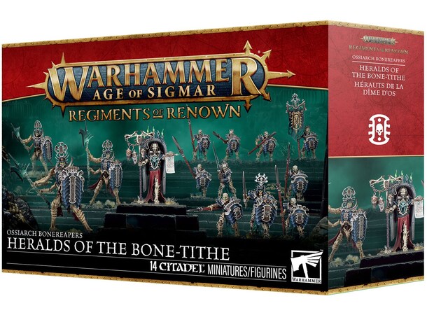 Ossiarch Bonereapers Heralds of the Bone Tithe - Regiment of Renown 