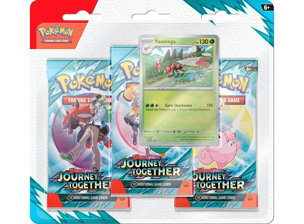 Pokemon Journey Together 3-Pack #1 Yanmega 