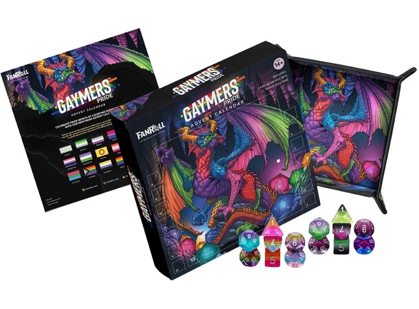 Pride Dice Advent Calendar FanRoll Julekalender 