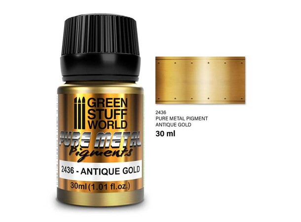 Pure Metal Pigment Antique Gold - 30ml Green Stuff World 
