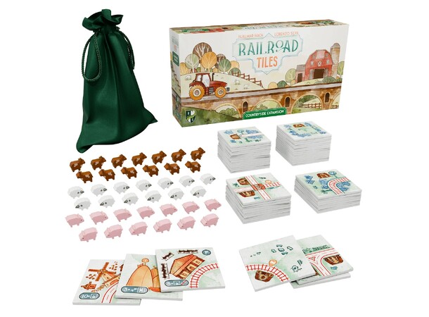 Railroad Tiles Countryside Expansion Utvidelse til Railroad Tiles 