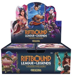 Rifbound TCG Origins Display League of Legends