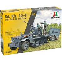 Sd Kfz 10/4 with FlaK 30 and crew Italeri 1:35 Byggesett