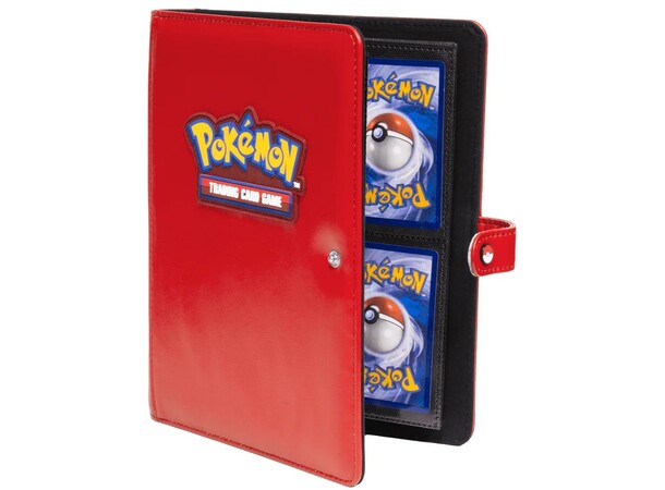 Snap Binder Pokemon 4-Pocket Rød Ultra Pro 