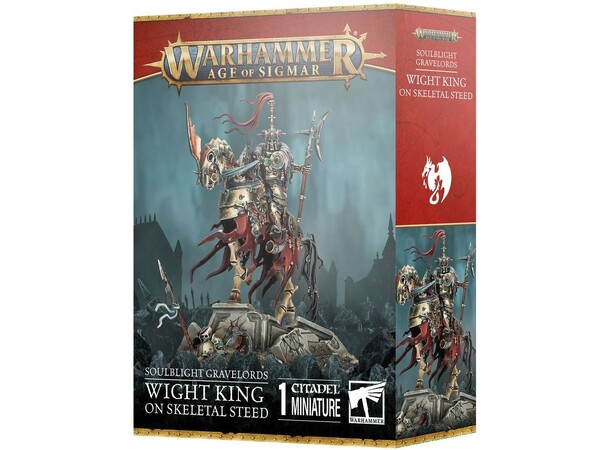 Soulblight Gravelords Wight King On Skeletal Steed - Age of Sigmar 