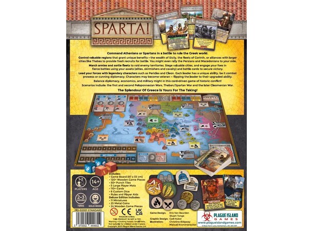Sparta Board Game Deluxe Edition 