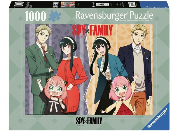 Spy X Family 1000 biter Puslespill Ravensburger Puzzle 