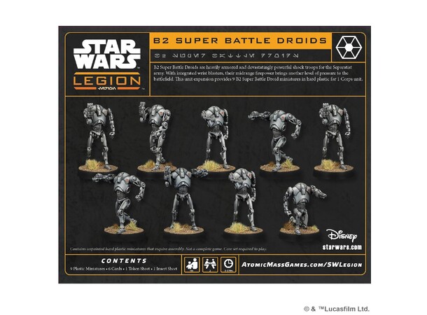 Star Wars Legion B2 Super Battle Droids Unit Expansion 