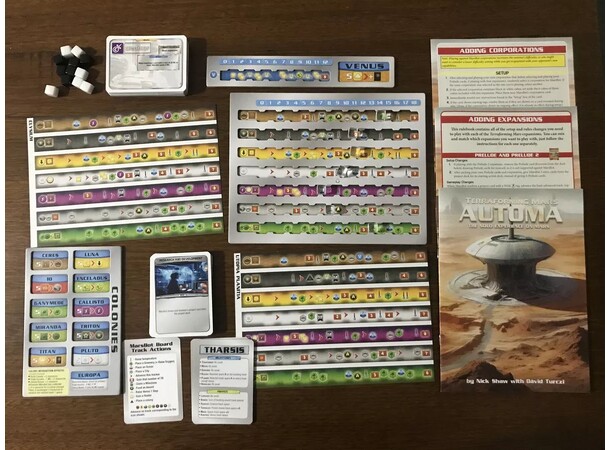 Terraforming Mars Automa Expansion Utvidelse til Terraforming Mars 