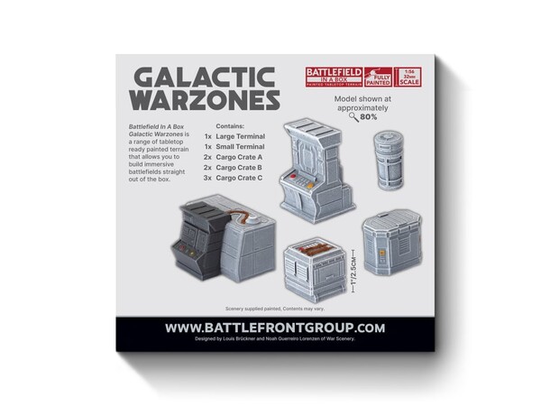 Terreng Rebel Outpost Scatter Terrain Battlefield in a Box - Galactic Warzones 