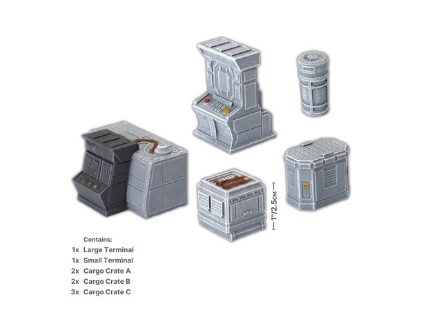Terreng Rebel Outpost Scatter Terrain Battlefield in a Box - Galactic Warzones 