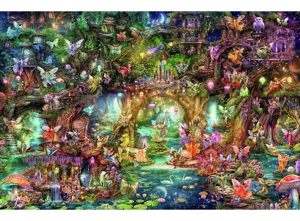The Hidden World of Fairies 4000 biter Puslespill - Ravensburger Puzzle 