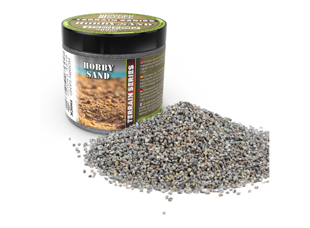 Thick Hobby Sand - Dark Grey 200ml Green Stuff World 