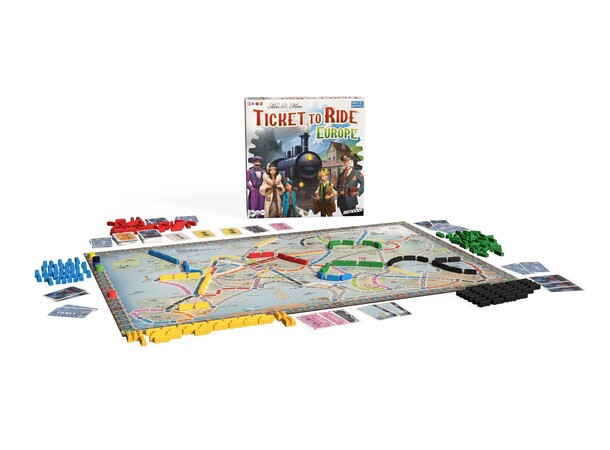 Ticket to Ride Europe Brettspill Refresh 2026 norsk utgave 