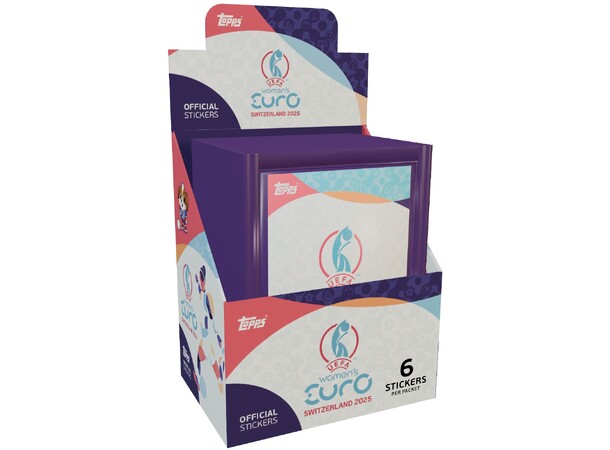 UEFA Womens Euro 2025 Sticker Box 