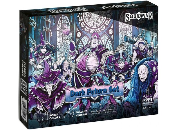 Vallejo Dark Future Paint Set Squidmar Miniatures 
