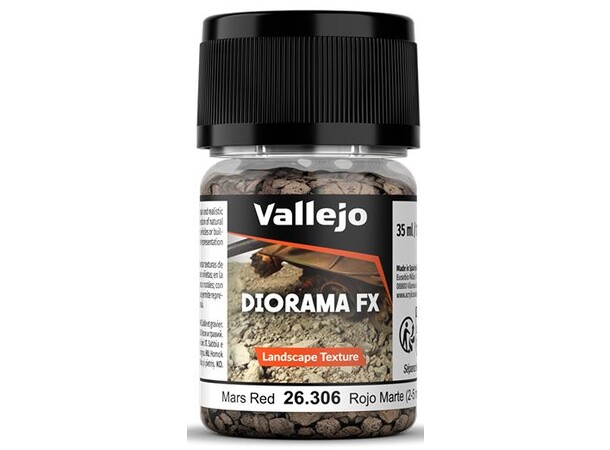 Vallejo Diorama FX Mars Red 2-5mm Landscape Texture - 35ml 