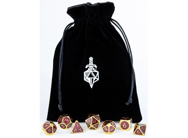 Velvet Dice Bag - Svart Fanroll 