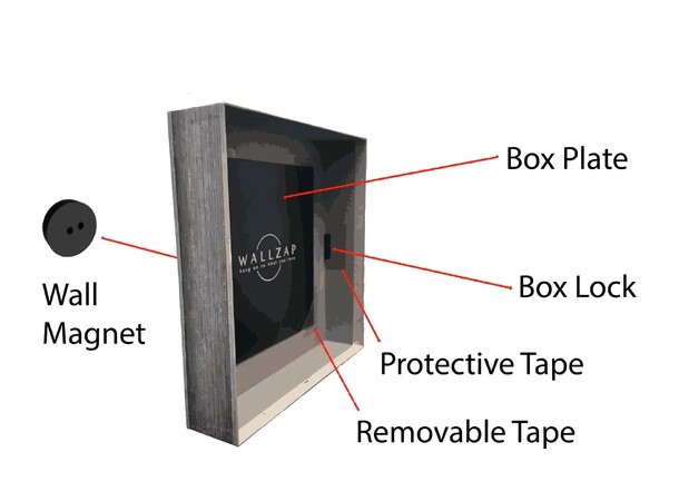 Wallzap BASE Wall Mounting Kit - 1 Pack 