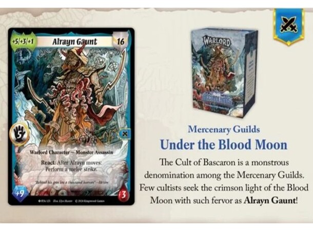 Warlord Mercenary Guilds Starter Deck Saga of the Storm Into the Accordlands 