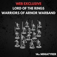 Warriors of Arnor Warband Middle-earth Strategy Battle Game