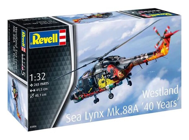 Westland Sea Lynx Mk.88A 40 Years Revell 1:32 Byggesett 