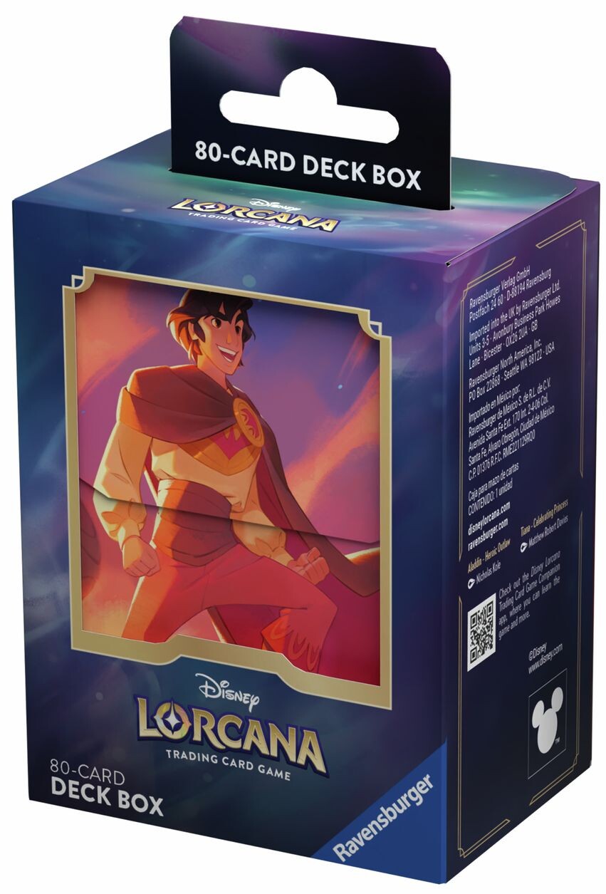 Disney Lorcana Deck Box Aladdin