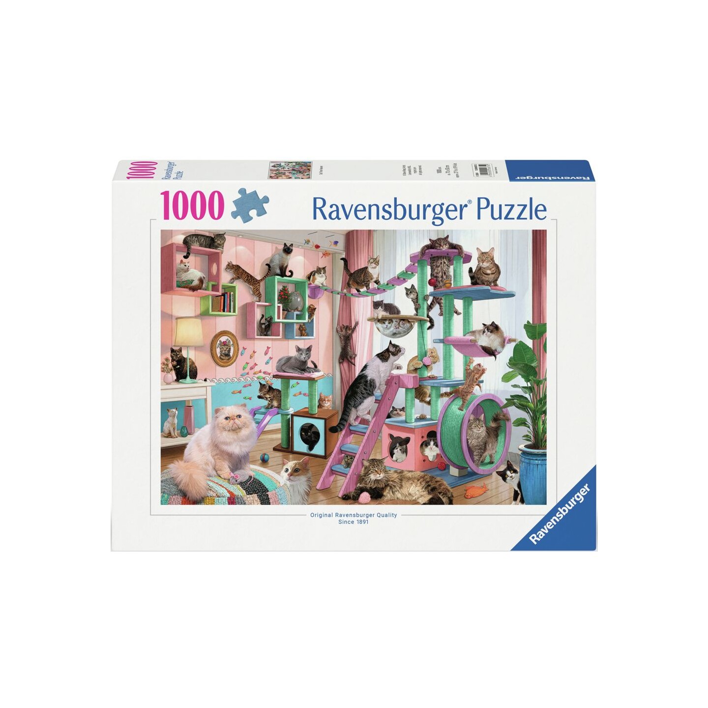 Cat Tree Heaven 1000 biter Puslespill Ravensburger Puzzle