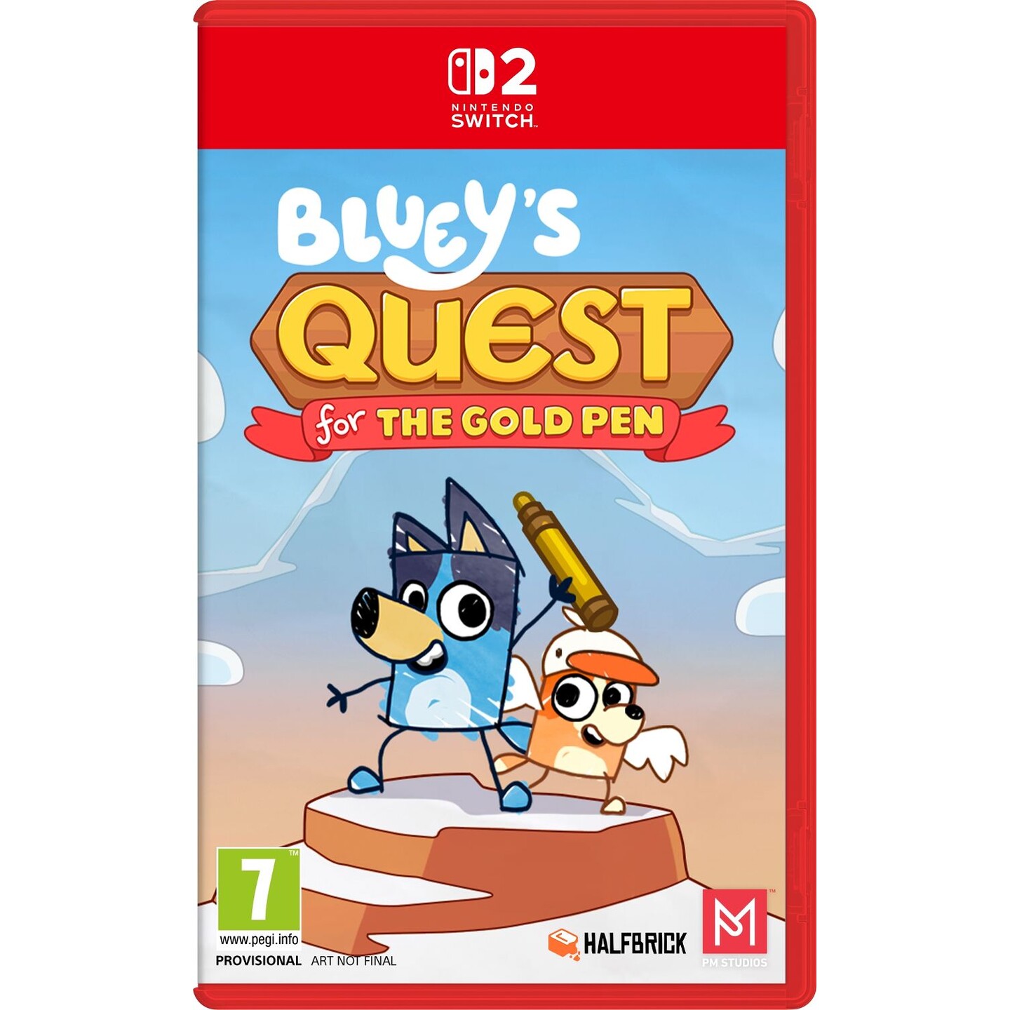 Blueys Quest for the Gold Pen Switch 2