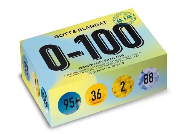 0-100 Gott & Blandat Frågespel Svensk utgåva 