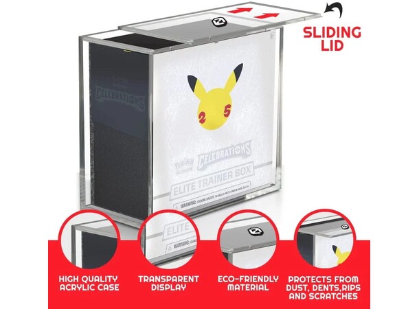Acrylic Case for Elite Trainer Box (ETB) Evoretro 