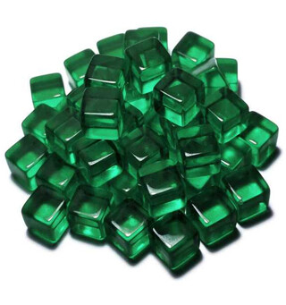 Acrylic Cube Tokens - Green Green Stuff World