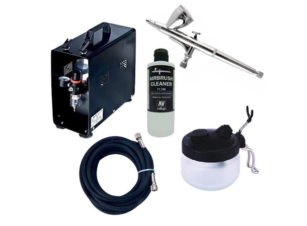 Airbrush Startpakke BEGYNNER Komplett Alt du trenger for å komme igang 