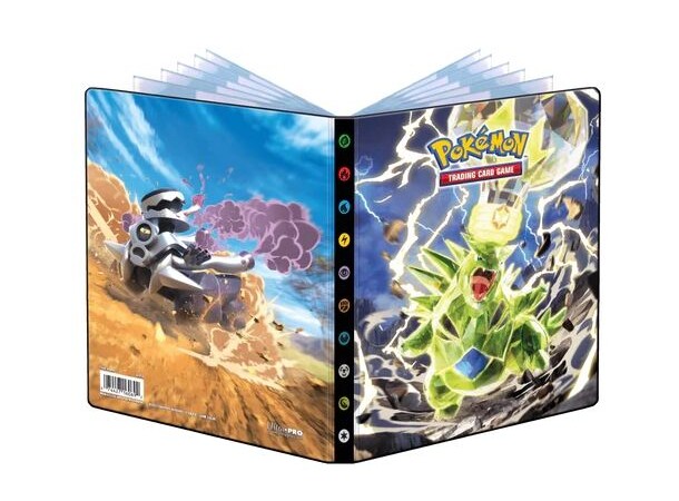 Album Pokemon 4 Pocket Tyranitar/Revavro Ultra Pro Portfolio - Plass til 80 kort 