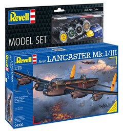 Avro Lancaster Mk.I/III Starter Set Revell 1:72 Byggesett