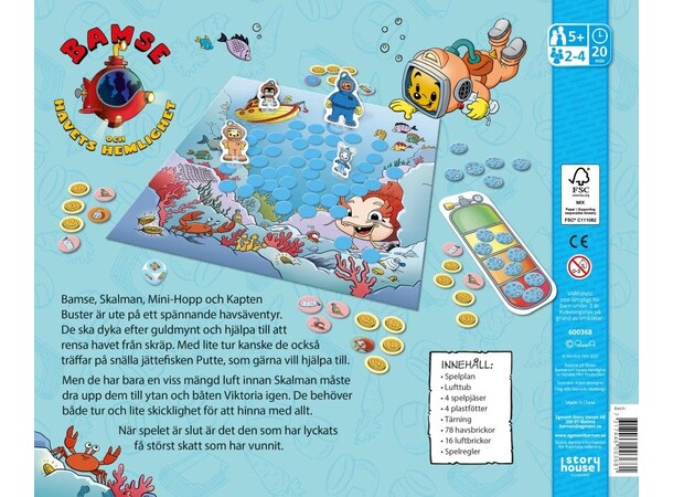 Bamse Havets Hemlighet - SVENSK 