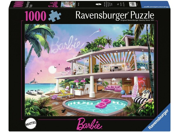 Barbie Malibu 1000 biter Puslespill Ravensburger Puzzle 