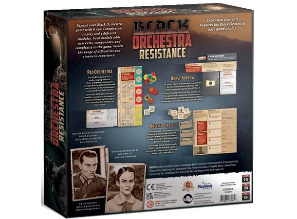 Black Orchestra Resistance Expansion Utvidelse til Black Orchestra 