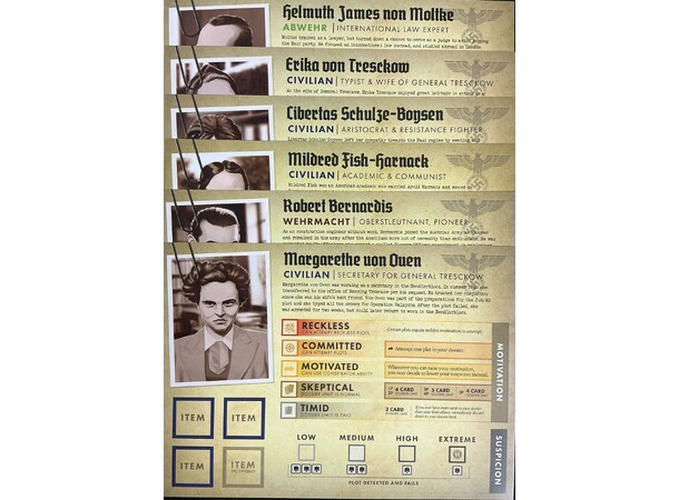 Black Orchestra Resistance Expansion Utvidelse til Black Orchestra 