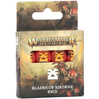 Blades of Khorne Dice Set Warhammer Age of Sigmar