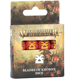 Blades of Khorne Dice Set Warhammer Age of Sigmar