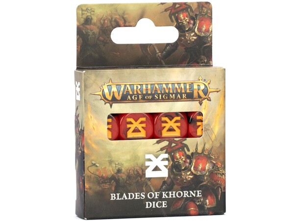 Blades of Khorne Dice Set Warhammer Age of Sigmar 