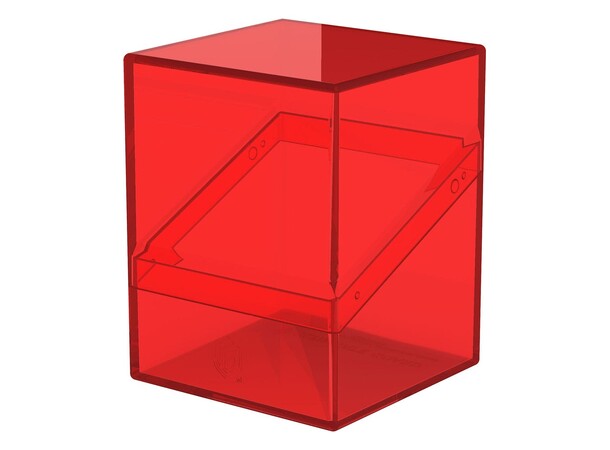 Boulder 100+ Clear Ruby Ultimate Guard Card Box 
