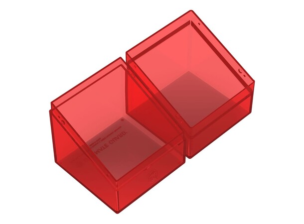 Boulder 100+ Clear Ruby Ultimate Guard Card Box 