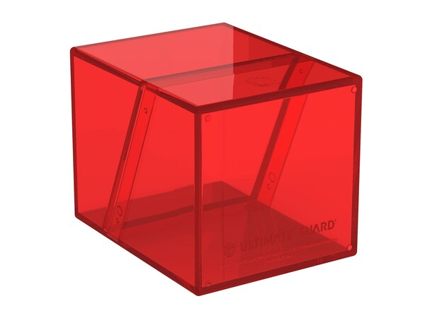 Boulder 100+ Clear Ruby Ultimate Guard Card Box 