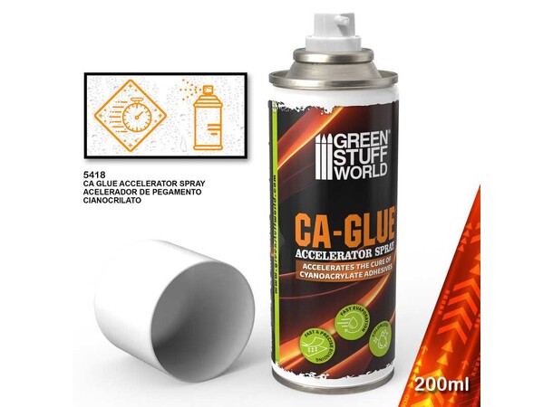 CA Glue Accelerator Spray - 200ml Green Stuff World 