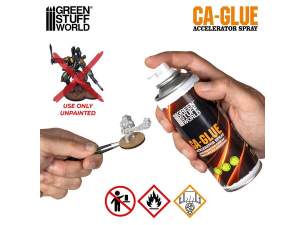 CA Glue Accelerator Spray - 200ml Green Stuff World 